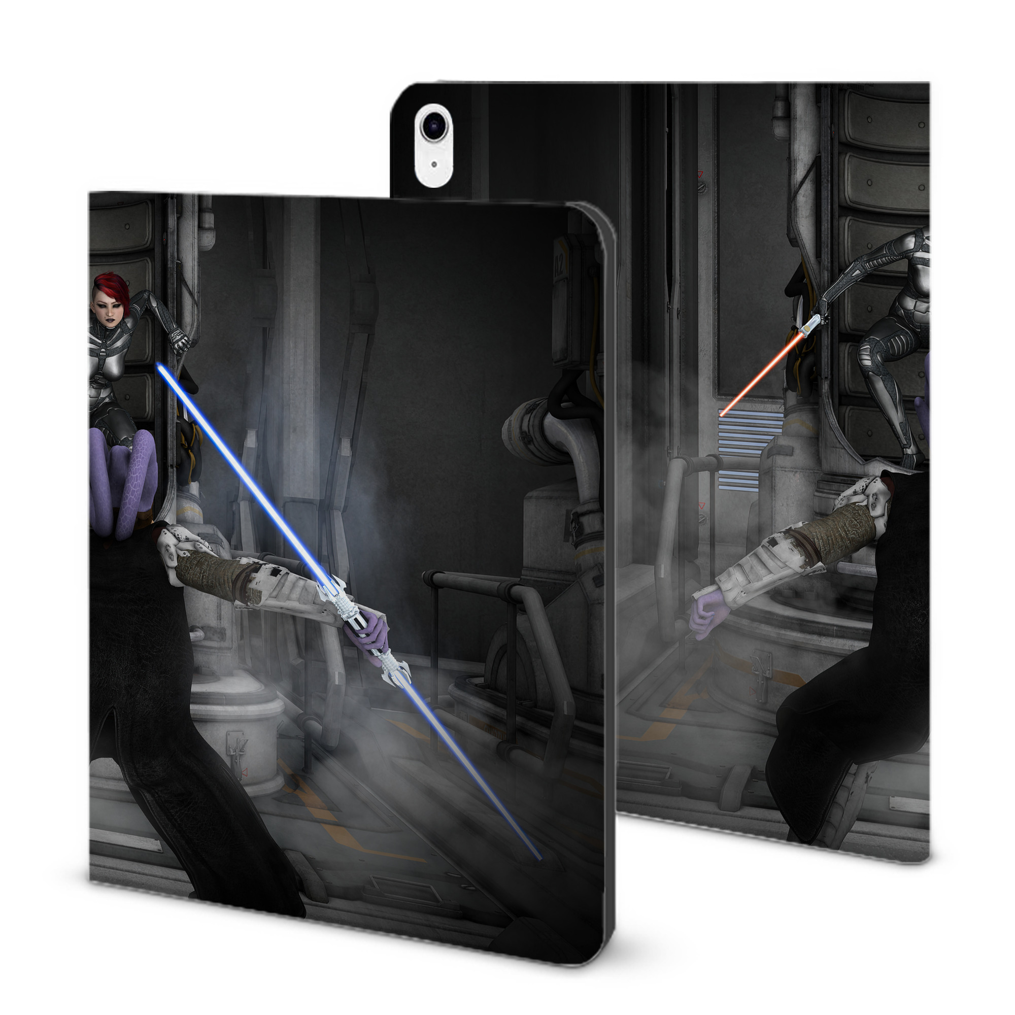 （画像用） スター・ウォーズ Star Wars IPad ケース ブック型 PUレザー TPU 耐衝撃 軽量 薄型 ペン収納なし 全面保護 IPad 各モデル対応